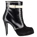 Jason Wu Alexis High Heel Ankle Boots in Black Leather