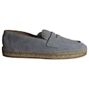 Gianvito Rossi Lido Loafers in Grey Suede
