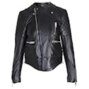 Balenciaga Biker Jacket in Black Leather