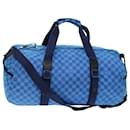 LOUIS VUITTON Damier Aventure Plat Ktical Bag Nylon Blue M97057 LV Auth 47820a - Louis Vuitton