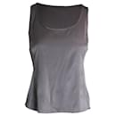 Armani Tank Top in Silver Acetate