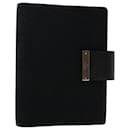 GUCCI GG Canvas Day Planner Cover Black 115240 Auth yk7976 - Gucci