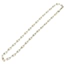 Tiffany & Co. Hardware-Halskette mit kleinen Gliedern, Silber, Authent4790 - Autre Marque