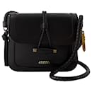 Vigo Flap Gz Crossbody Bag - Isabel Marant - Leather - Black
