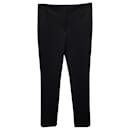Theory Tech Knit Slim-Fit Trousers in Black Polyester