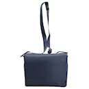 Louis Vuitton PM Taiga Roman Messenger Bag in Blue Leather