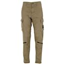 Stone Island Cargo Pants in Olive Green Cotton