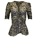 Blusa Isabel Marant Étoile Caja in viscosa animalier - Isabel Marant Etoile