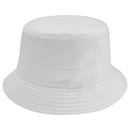 Hermes Chapeau James Bucket Hat in White Cotton - Hermès