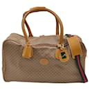 Gucci vintage monogram Web line travel bag
