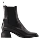 Bulla Nellie Ankle Boots - Nodaleto - Leather - Black - Autre Marque