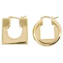 Rond Carre Earrings - Jacquemus - Metal - Gold tone