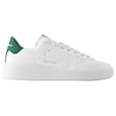 Pure Star Sneakers - Golden Goose - Leather - White/Green - Golden Goose Deluxe Brand