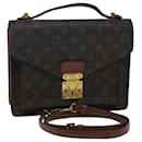 Louis Vuitton Monogram Monceau 28 Hand Bag 2way M51185 LV Auth 48921
