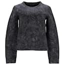 Valentino Sweatshirt mit Schmetterlingsdruck aus grauer Baumwolle - Valentino Garavani