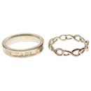 Tiffany&Co. Ring 2Set Silver Auth am4786 - Autre Marque