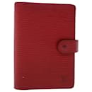 LOUIS VUITTON Epi Agenda PM Day Planner Cover Rojo R20057 LV Auth 48870 - Louis Vuitton