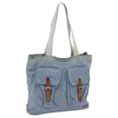 PRADA Tote Bag Nylon Light Blue Auth 49298 - Prada