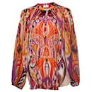 ETRO, multicoloured sheer printed blouse - Etro