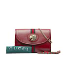 Bolsa de ombro pequena de couro Rajah 570145 - Gucci