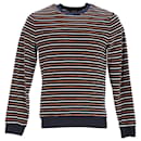 a.P.C. Striped Sweatshirt in Multicolor Cotton - Apc