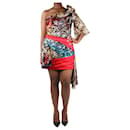 Mehrfarbiges, mit Pailletten drapiertes Bustier-Minikleid – Größe FR 44 - Autre Marque