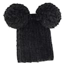 Eugenia Kim Mimi Pom Pom Beanie in Black Wool