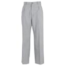 Pantaloni sartoriali Gucci in laine grigio