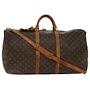 Louis Vuitton Monograma Keepall Bandouliere 60 Boston Bag M41412 Autenticação de LV 48732