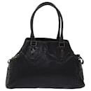 FENDI Shoulder Bag Leather Black Auth bs6922 - Fendi