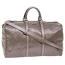 GUCCI GG Implement Canvas Boston Bag Coated Canvas 2way Gray 216484 auth 49332 - Gucci