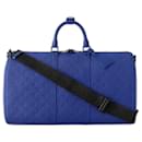 Keepall Bandouliere 50 Blau - Louis Vuitton