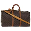 Louis Vuitton Monogram Keepall Bandouliere 50 Boston Bag M41416 LV Auth bs7041