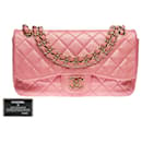 Sac Chanel Timeless/Clássico em couro rosa - 101323