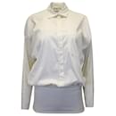 Michael Kors Button Down Shirt in White Cotton