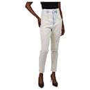 Jeans con pannelli sbiancati color crema - taglia FR 34 - Isabel Marant