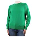 Green crewneck sweater - size S - Barrie