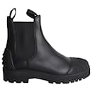 Dior Iron Ankle Boots in Black Leather