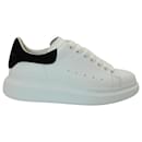 Alexander McQueen Oversized Sneakers in White Calfskin Leather - Alexander Mcqueen