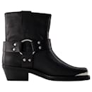 Mid Ryder Boots - Anine Bing - Leather - Black