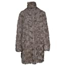 Stella McCartney Faux Fur Coat in Beige Mohair - Stella Mc Cartney