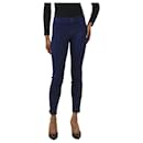 Blue suede trousers - size W26 - J Brand