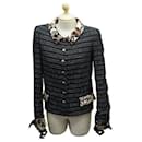CHANEL P JACKET25560W03501 CC M LOGO BUTTONS 38 IN TWEED DESIGN COCO JACKET - Chanel