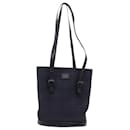 BURBERRY Nova Check Shoulder Bag Nylon Leather Black Auth bs6954 - Burberry