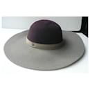 CHANEL Wide-brimmed wool felt hat New condition TL - Chanel