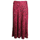 Ba&Sh Tomy Printed Midi Skirt in Multicolor Viscose