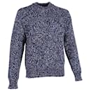 Mr. P Knitted Sweater in Blue Merino Wool - Autre Marque