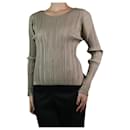 Neutral pleated top - Brand size 3 - Pleats Please