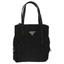 PRADA Hand Bag Nylon Black Auth bs7229 - Prada