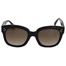 Celine CL 41805/S New Audrey Square Sunglasses in Black Acetate - Céline